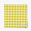 Lime Gingham Dog Bandana