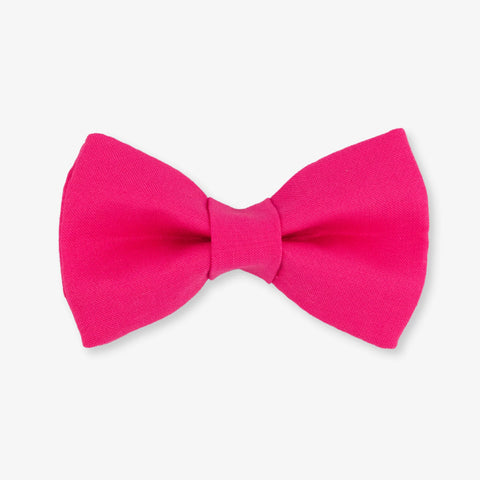 Fuchsia Dog Bow Tie