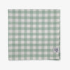 Sage Gingham Dog Bandana