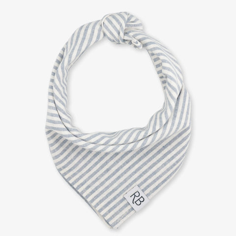 Chambray Stripe Dog Bandana