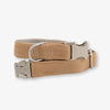 Tan Cord Dog Collar