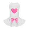 Lacey Puff Heart Dog Dress