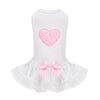 Lacey Puff Heart Dog Dress