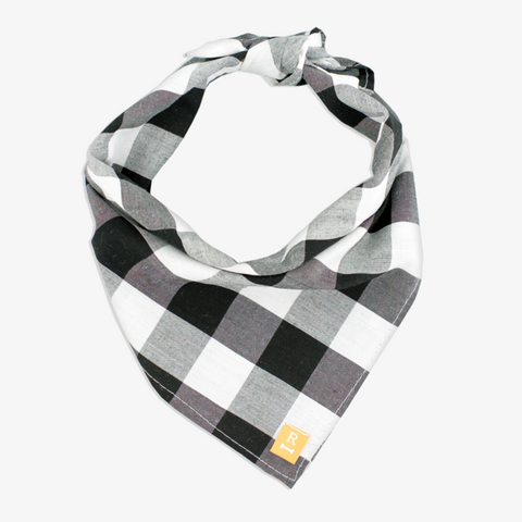 Newport Check Dog Bandana