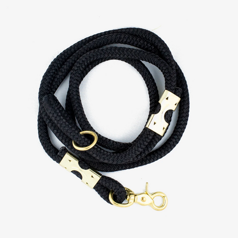 Black Rope Dog Leash